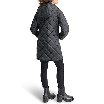 Amazon.com: DKNY Women's Outerwear,Black,MEDIUM : Clothing